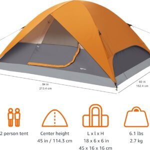 ABCT3 (Amazon Basics Camping Tent 3-season